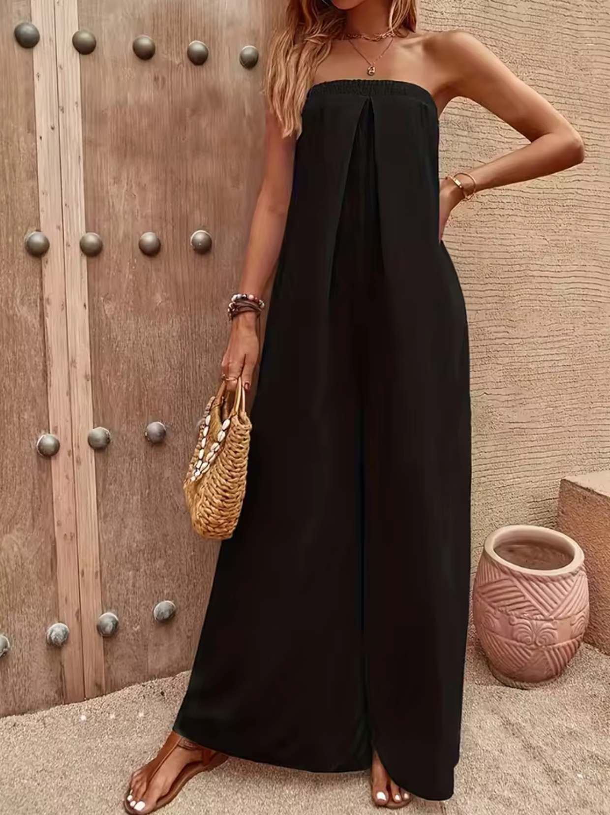 Seraphiel – Stylish Strapless Jumpsuit