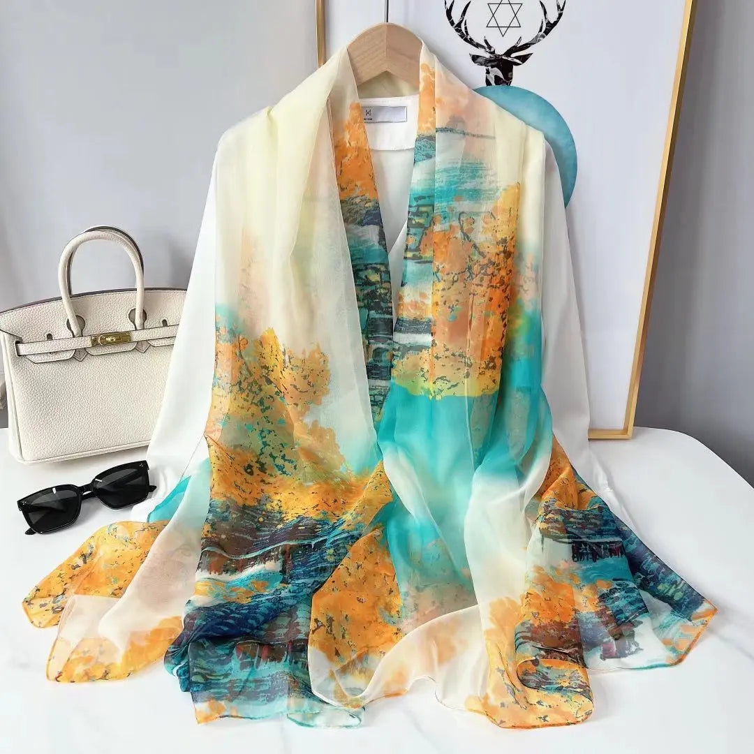 Ismerie – Vibrant and Stylish Chiffon Scarf