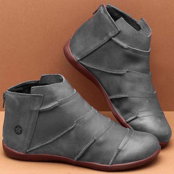 Saphira - Leather Ankle Boots