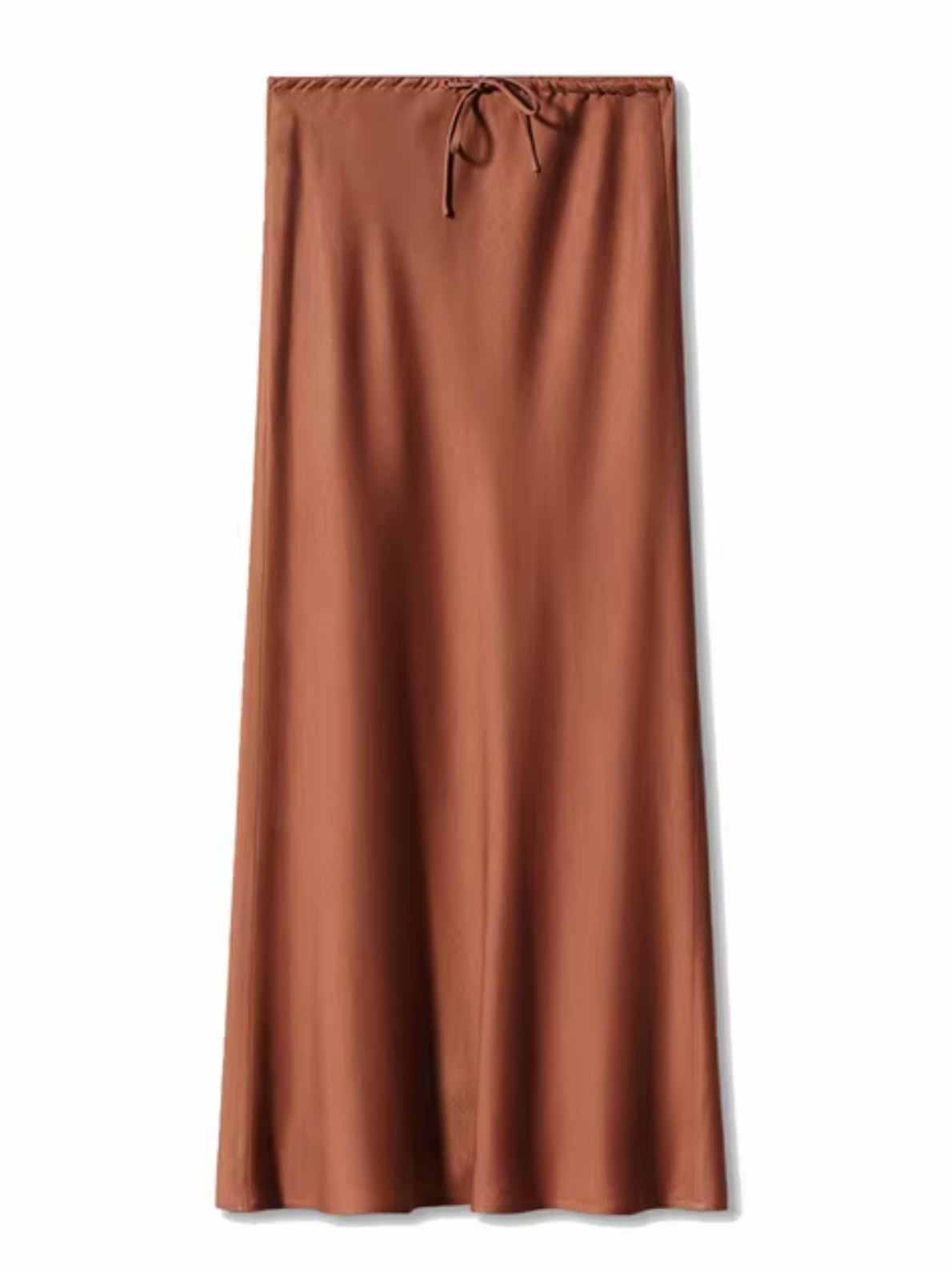 Latisha – Long Satin Silk Skirt