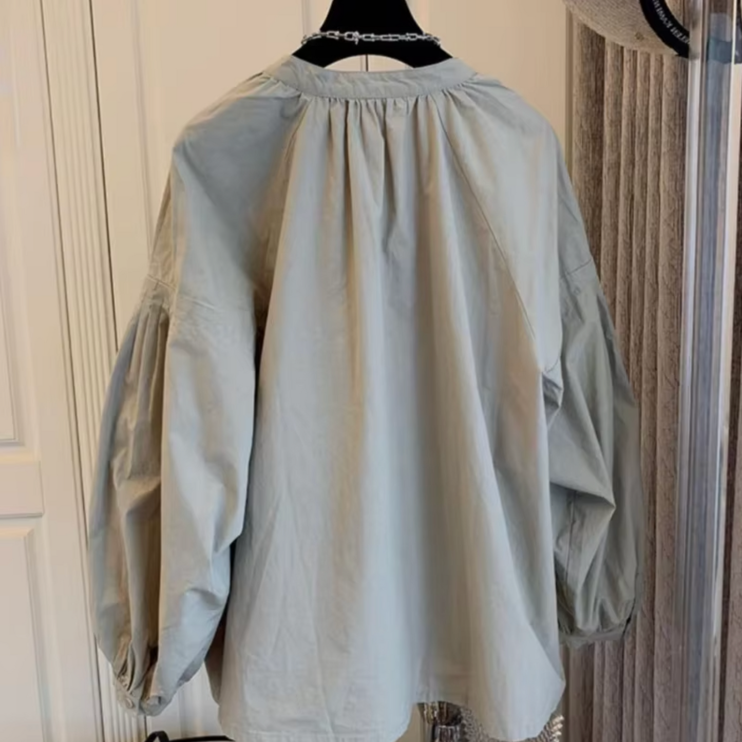 Libby - Oversized Vintage Puff Sleeve Blouse