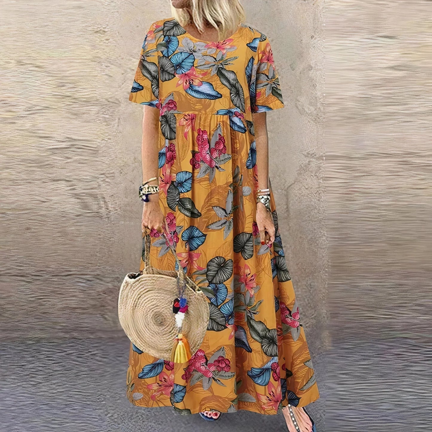 Juves – Boho Breeze Floral Maxi Dress
