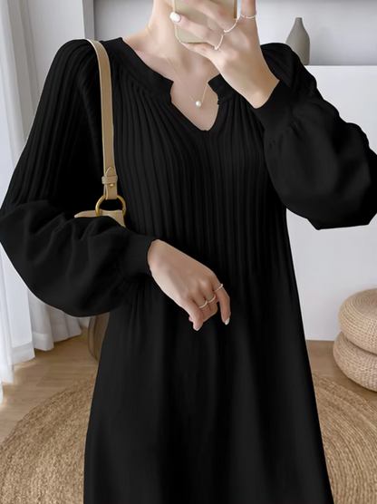Gilda – Loose Cotton Knit Dress