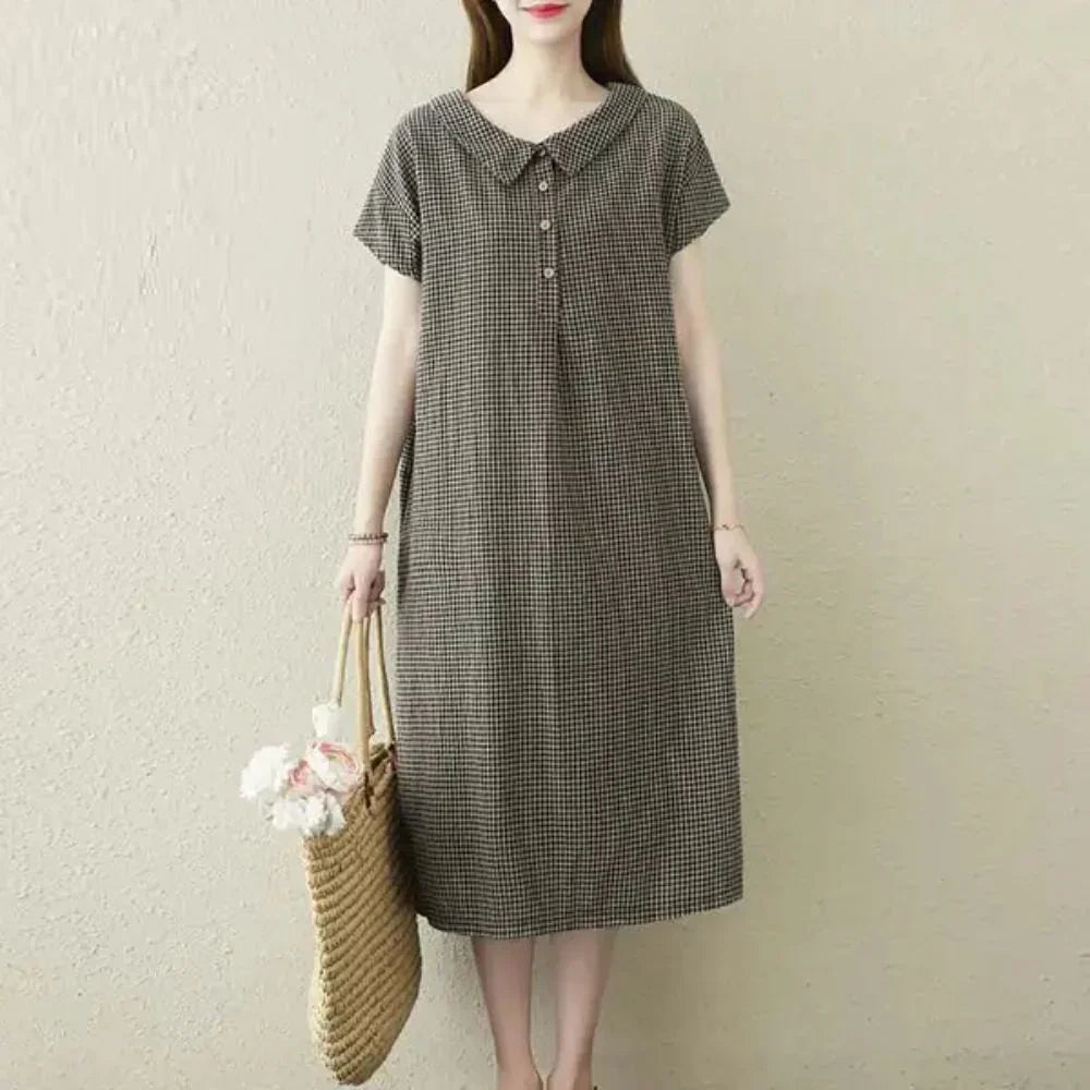 Vinessa – High-quality Cotton-Linen Dress