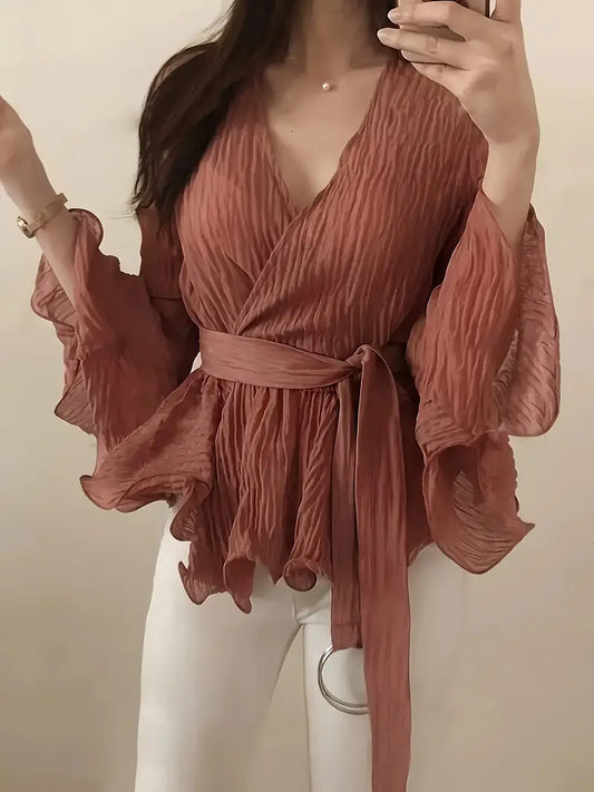 Ohna – Chic Wrap Blouse