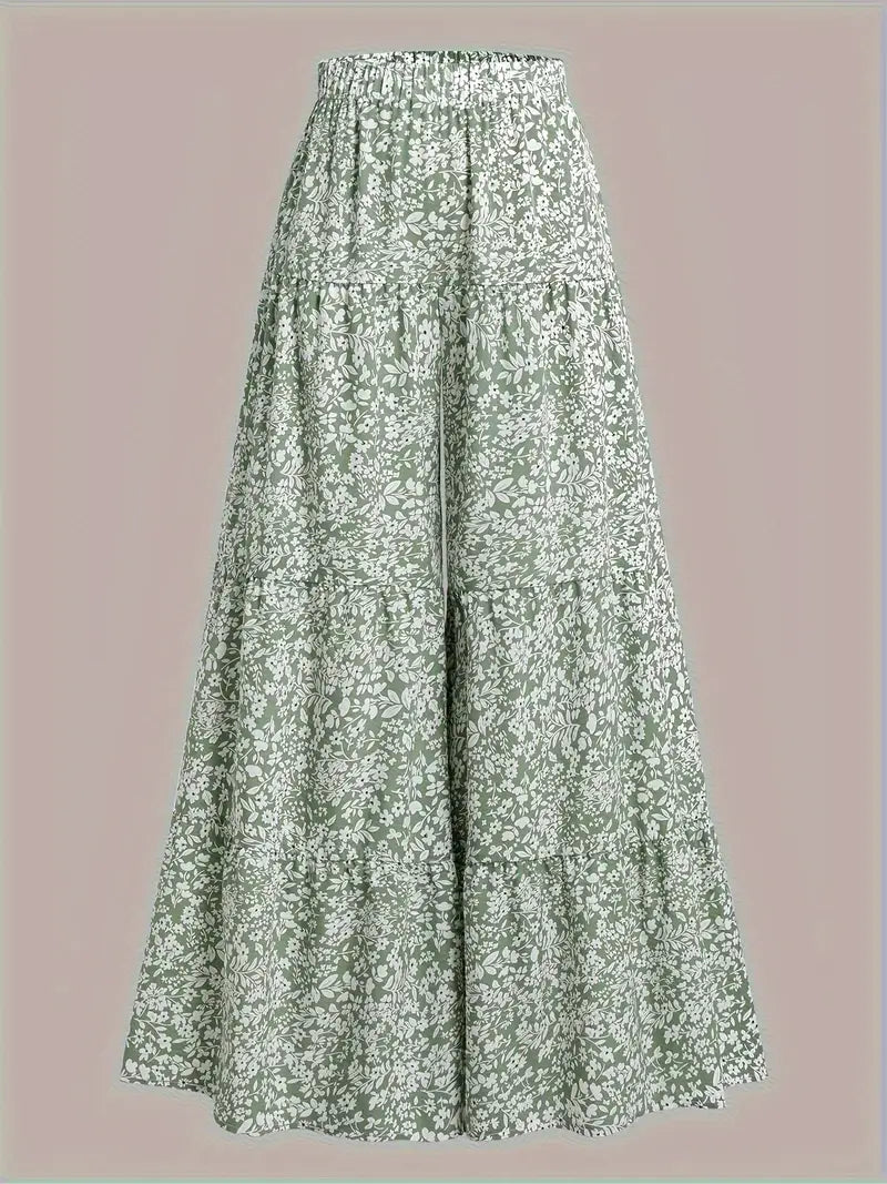 Pieta – Floral High Waist Wide Leg Palazzo Pants