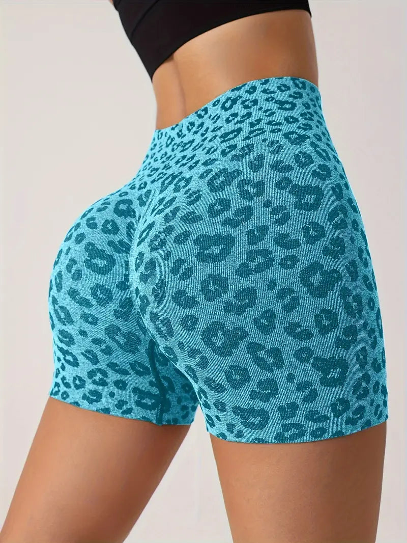 Venice – Seamless Leopard Print Shorts