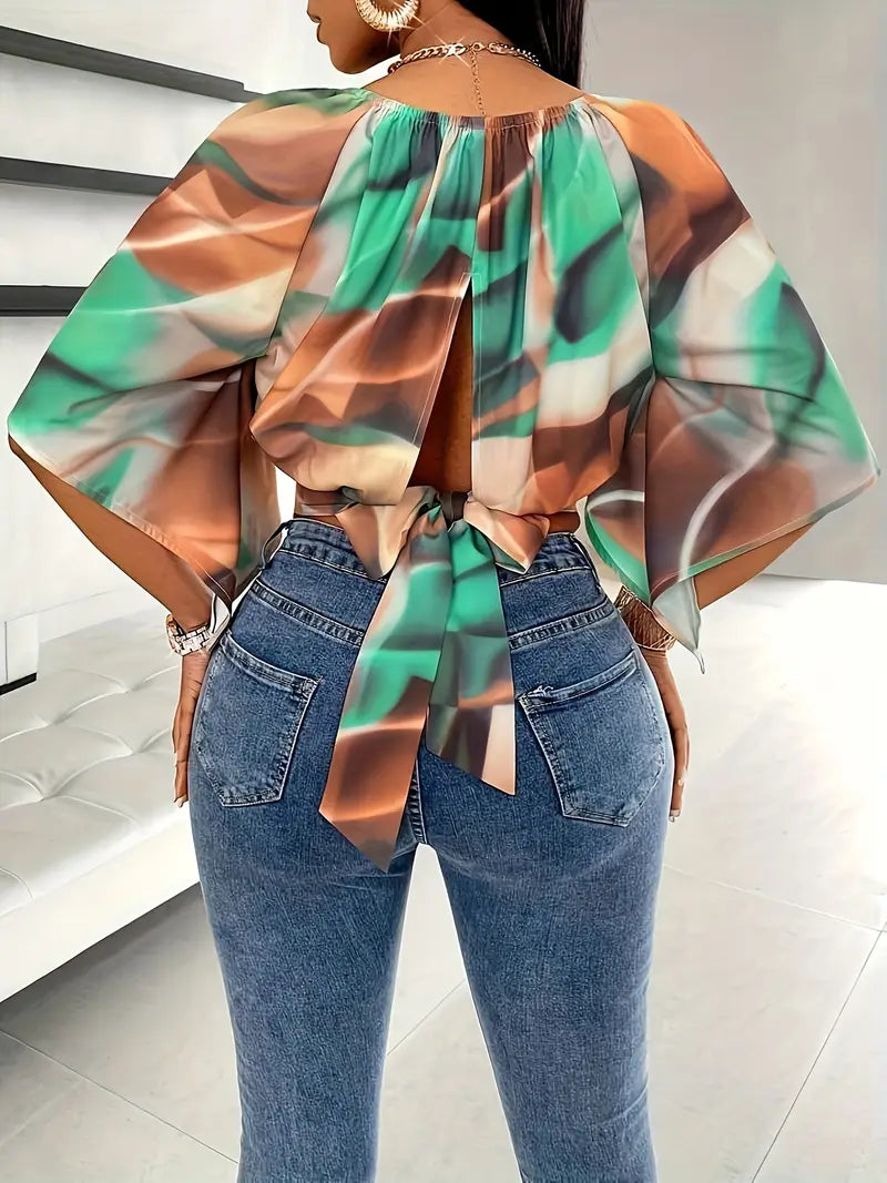 Meja – Chiffon Cropped Top