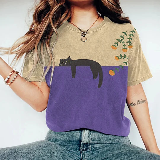 Vespera – Stylish two-tone T-shirt