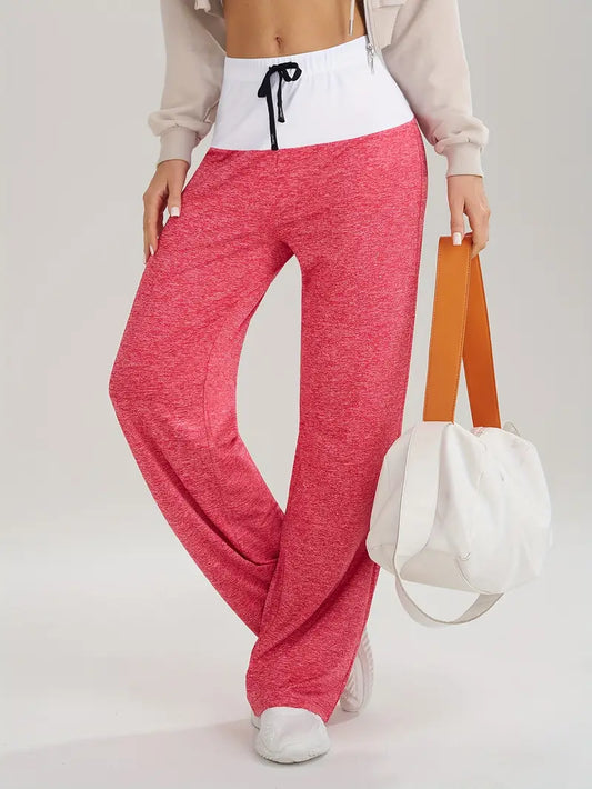 Ravelle – Stylish High-waisted, Wide-leg Sweatpants