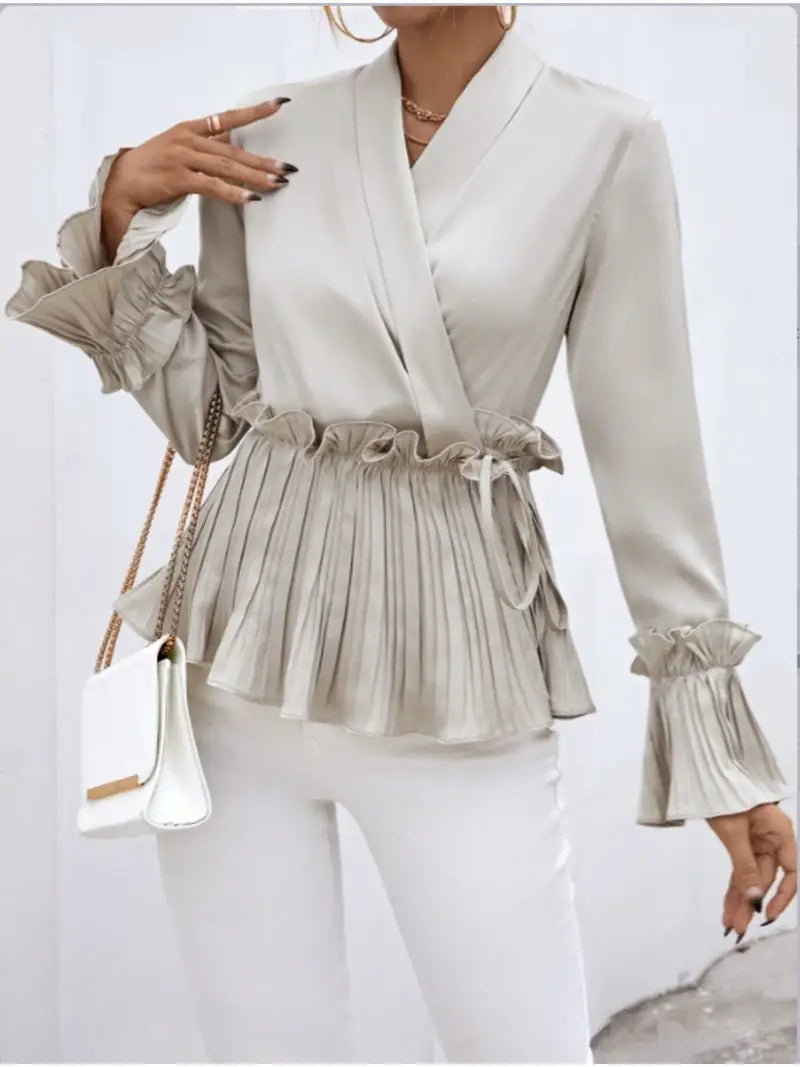 Clea – Elegant Satin Blouse