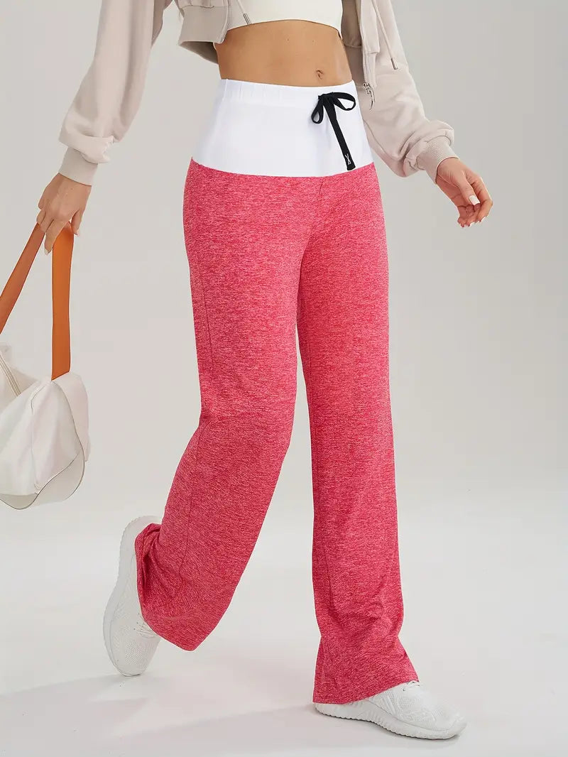 Ravelle – Stylish High-waisted, Wide-leg Sweatpants