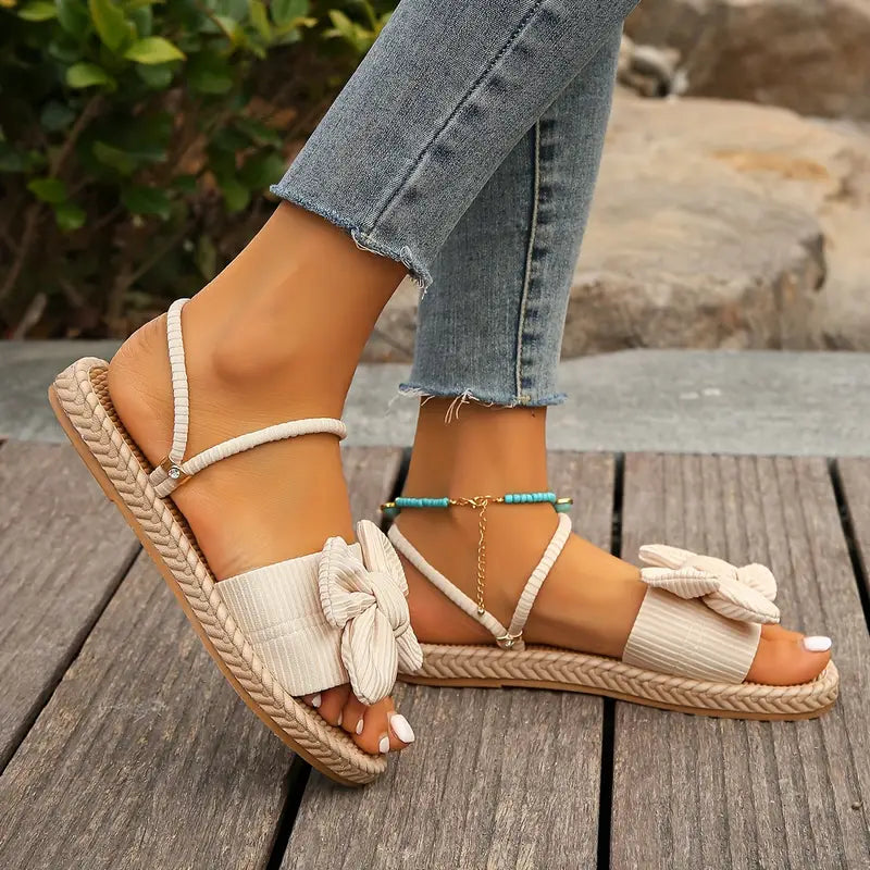 Zephyra – Stylish Bow Sandals