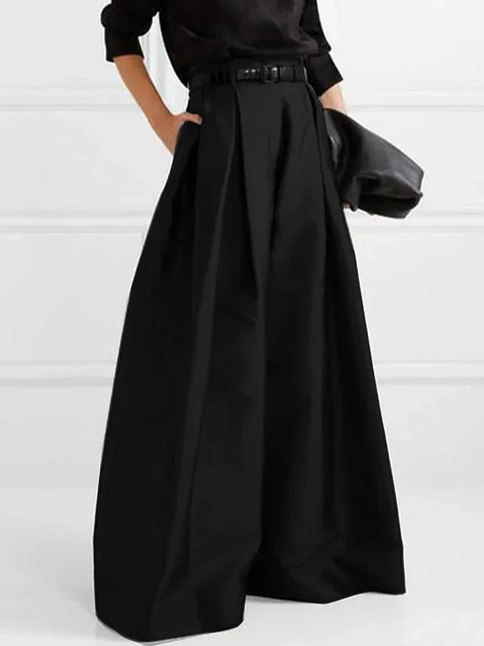 Avril – High Waist Wide Leg Palazzo Maxi Pants