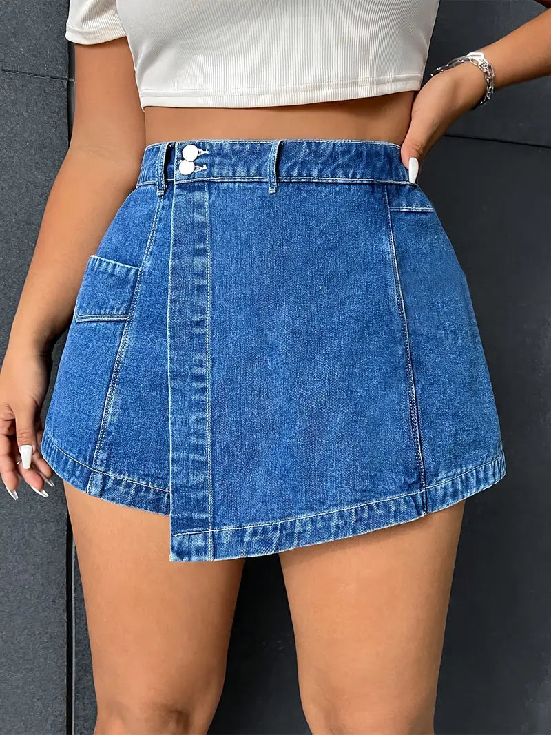 Orlithia – Stylish Cotton Denim Skirt