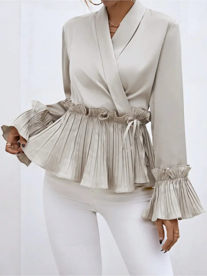 Clea – Elegant Satin Blouse