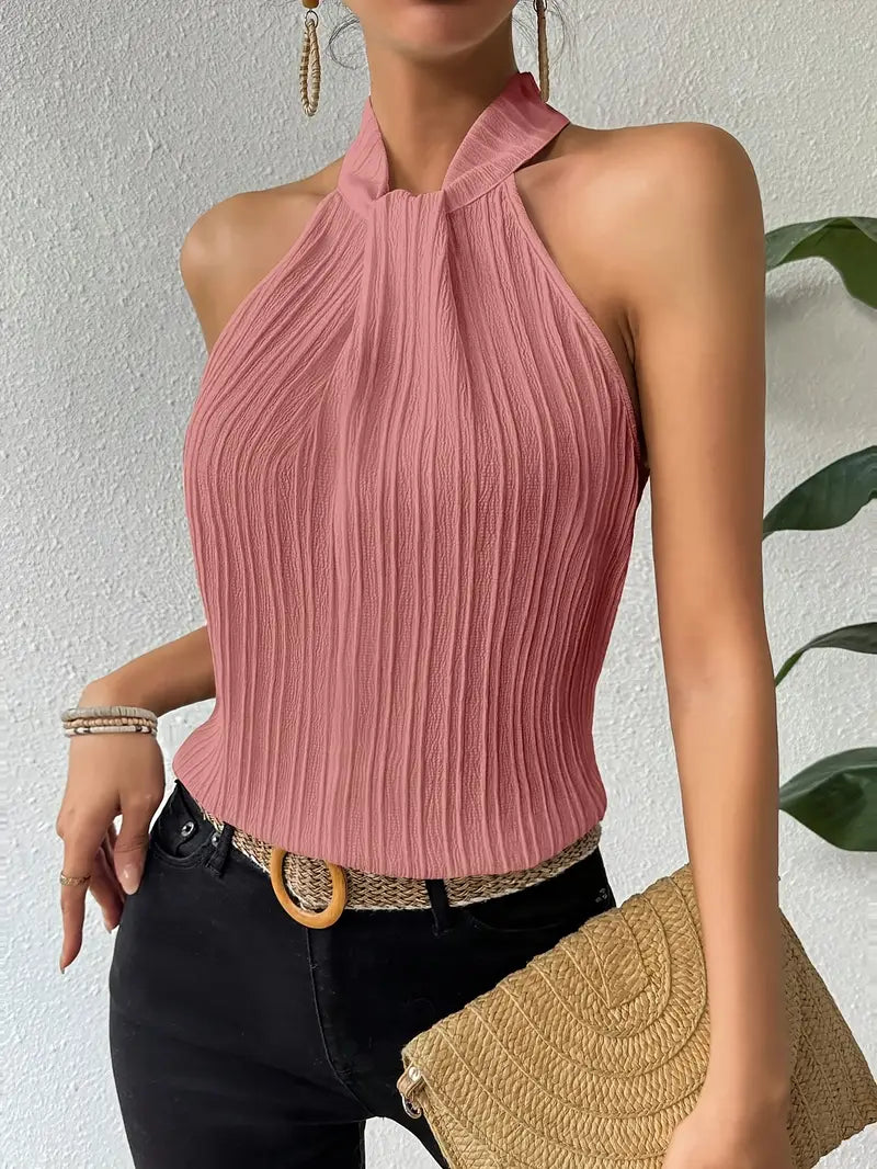 Drusilla – Elegantes Halter Neck Top