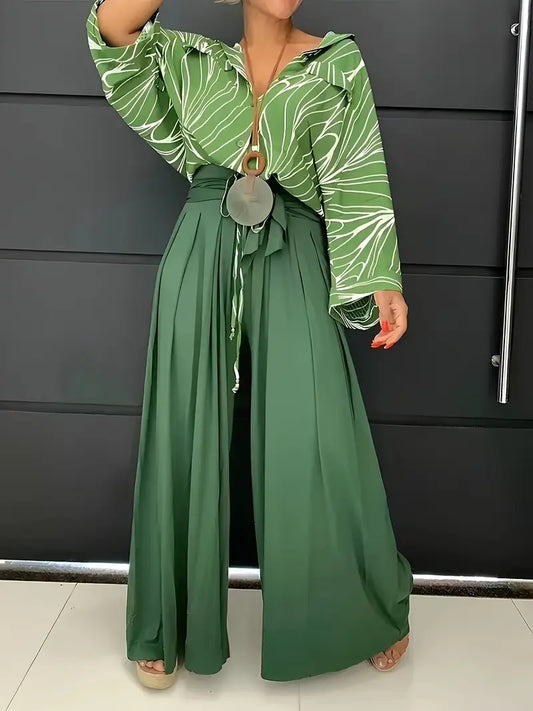 Zephyra – High Waist Wide Leg Palazzo Pants