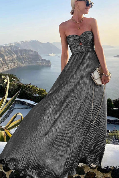 Chloé | Elegant Off-the-shoulder Sparkly Dress