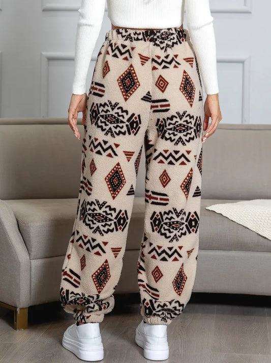 Ella – Knitted joggers with fitted bottom