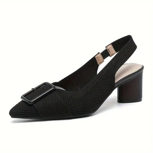 Renavie – Chic Pointed Toe Slingback Sandals
