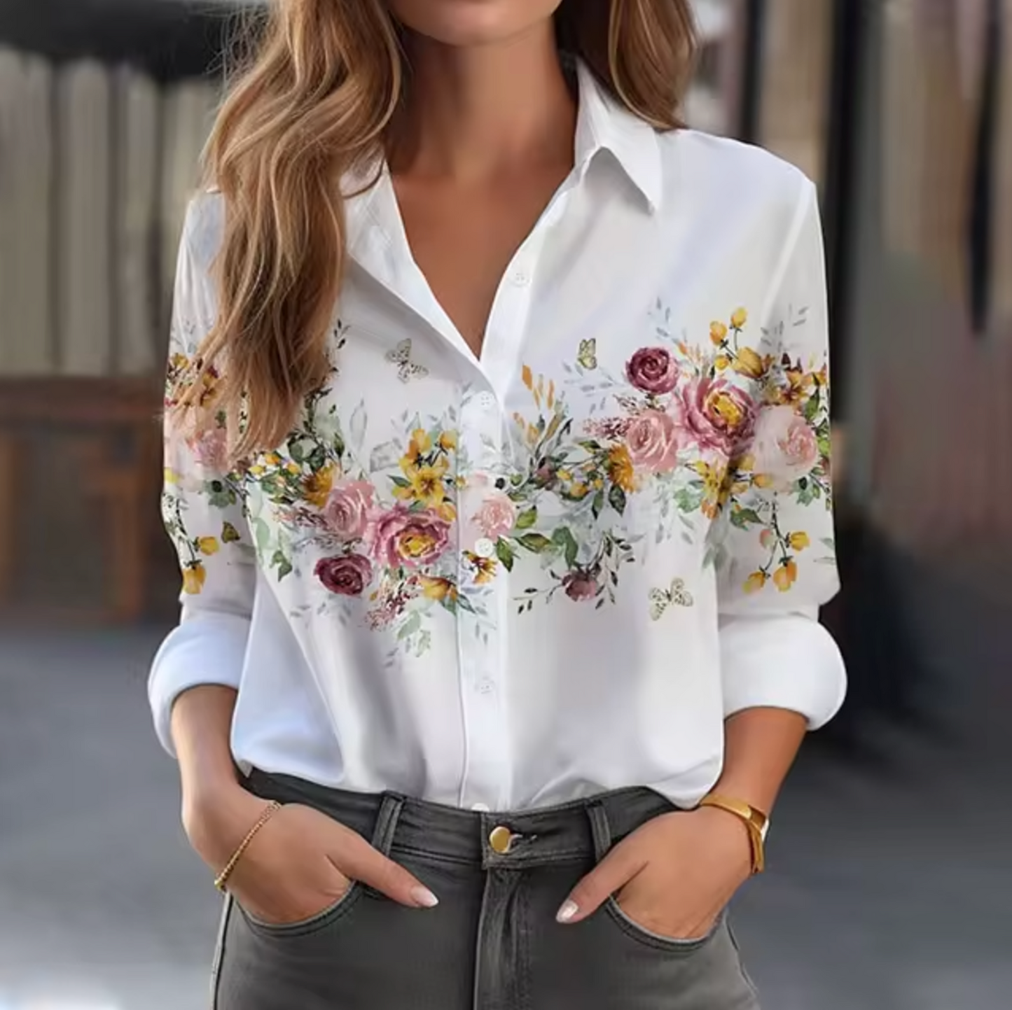 Freesia – Floral Print Blouse