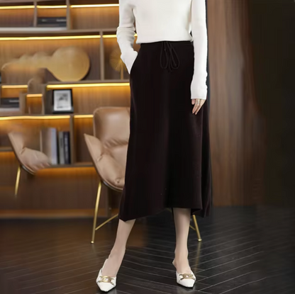 Heina – Wool Midi Skirt