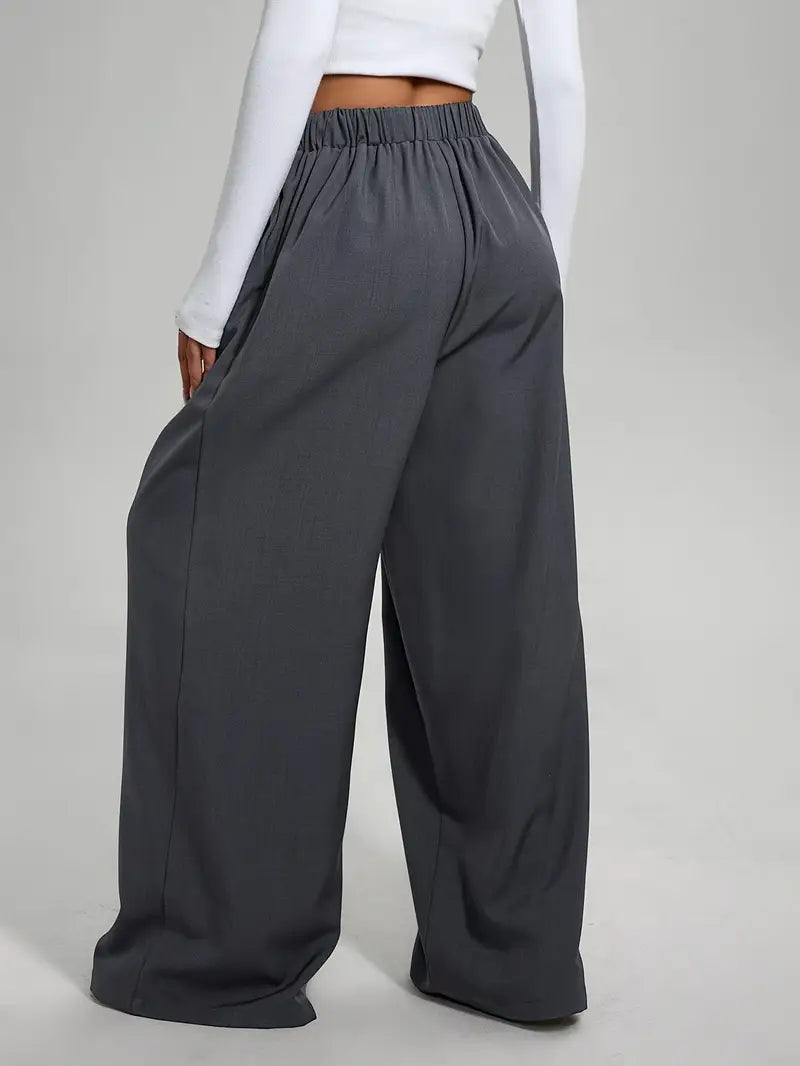 Bellatrix – Stylish Pleated Wide Leg Trousers