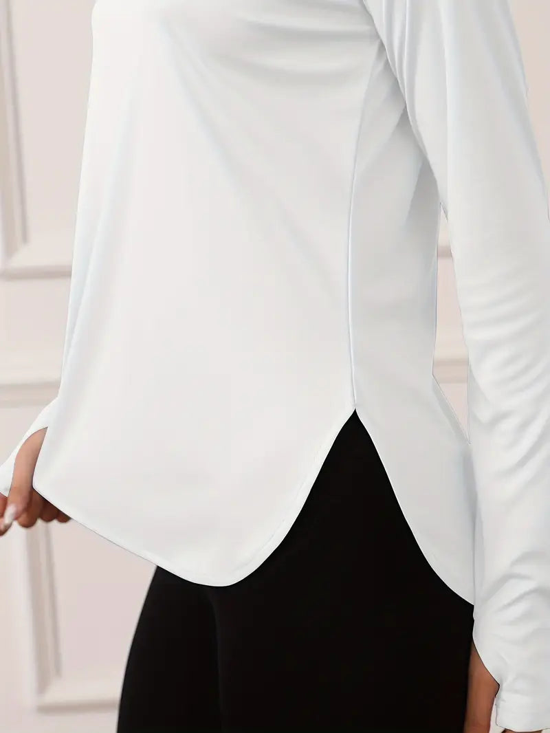 Viletta – Stylish Lightweight Long-sleeved Hooded Top