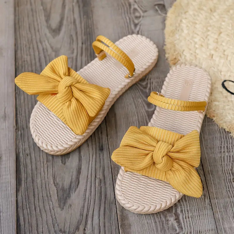 Zephyra – Stylish Bow Sandals