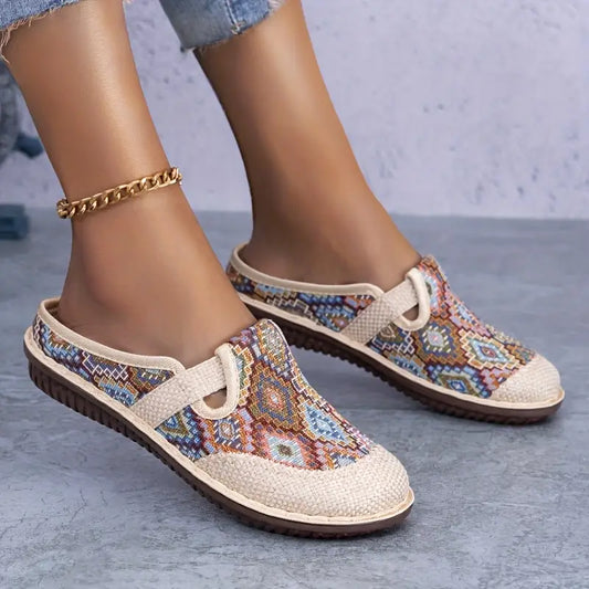 Eryndelle – Stylish Woven Slip-on Sandals
