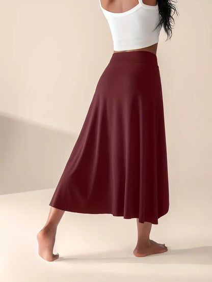 Mira – High Waisted Slit Skirt with Pockets