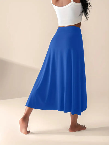 Mira – High Waisted Slit Skirt with Pockets