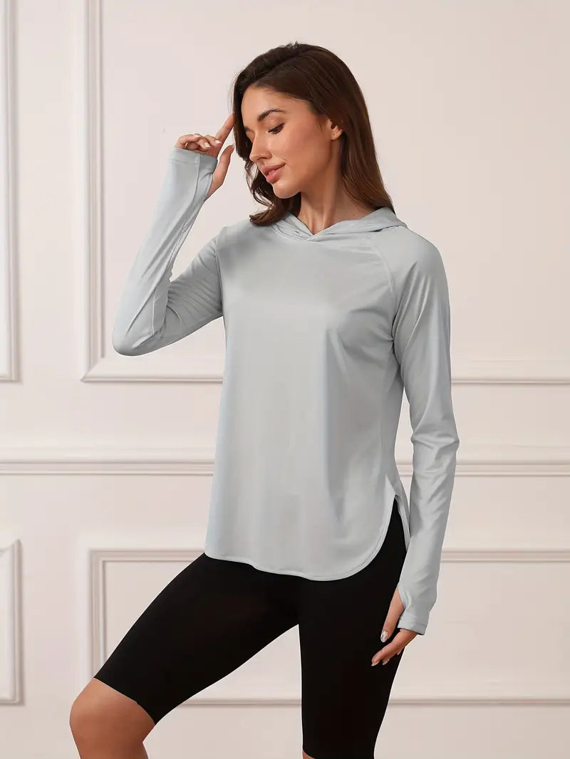Viletta – Stylish Lightweight Long-sleeved Hooded Top