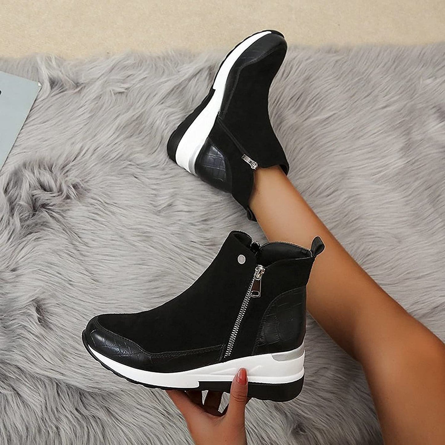 Mikaela - Comfortable waterproof women's ankle boots