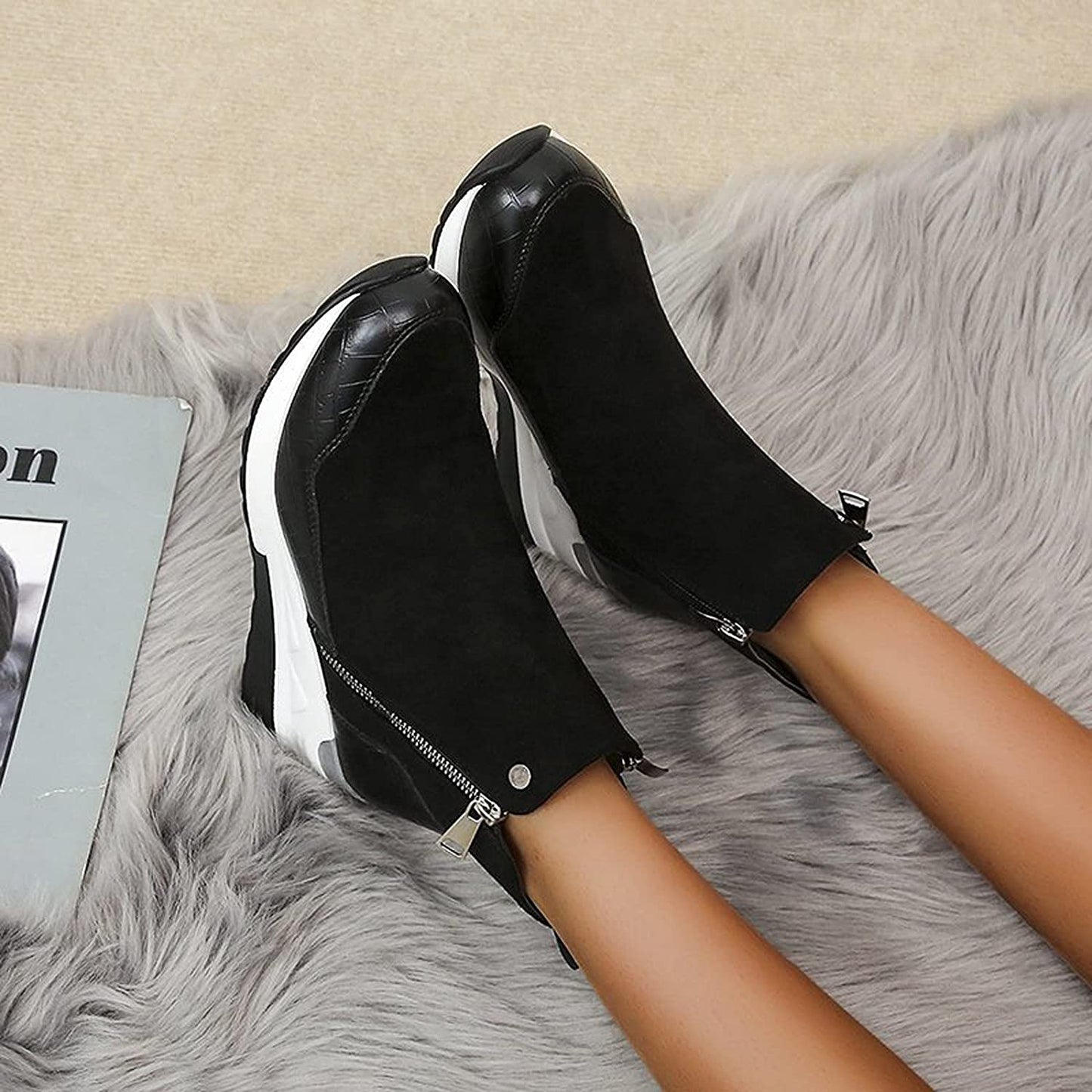 Mikaela - Comfortable waterproof women's ankle boots