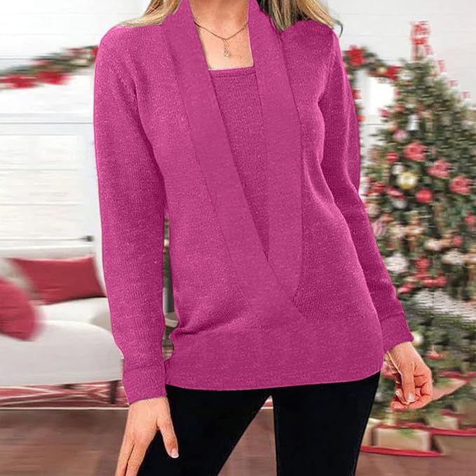 Ashai – Two-piece Style Knitted Sweater