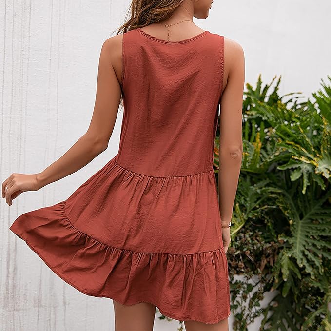 Nymeria – Chic Sleeveless Mini Dress