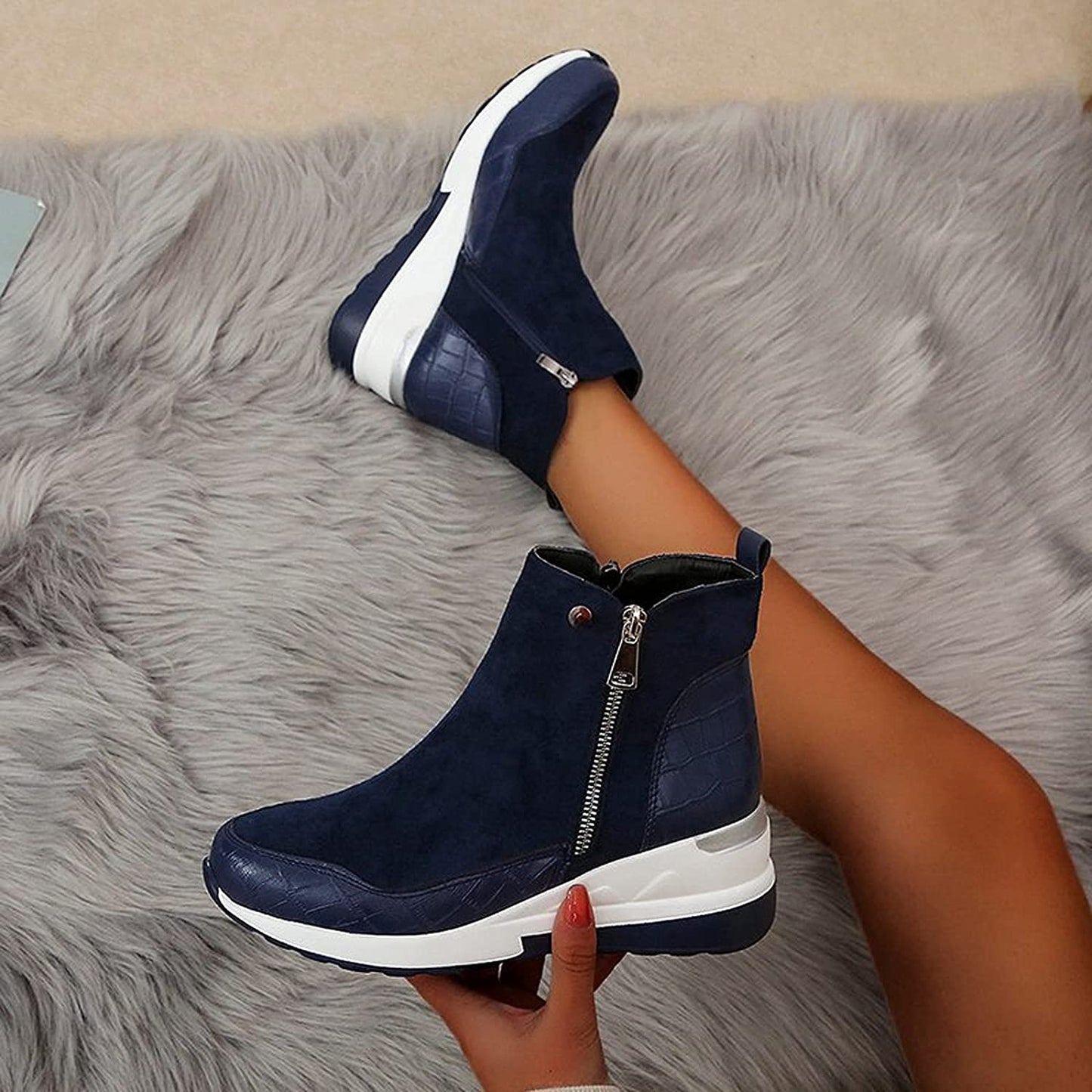 Mikaela - Comfortable waterproof women's ankle boots