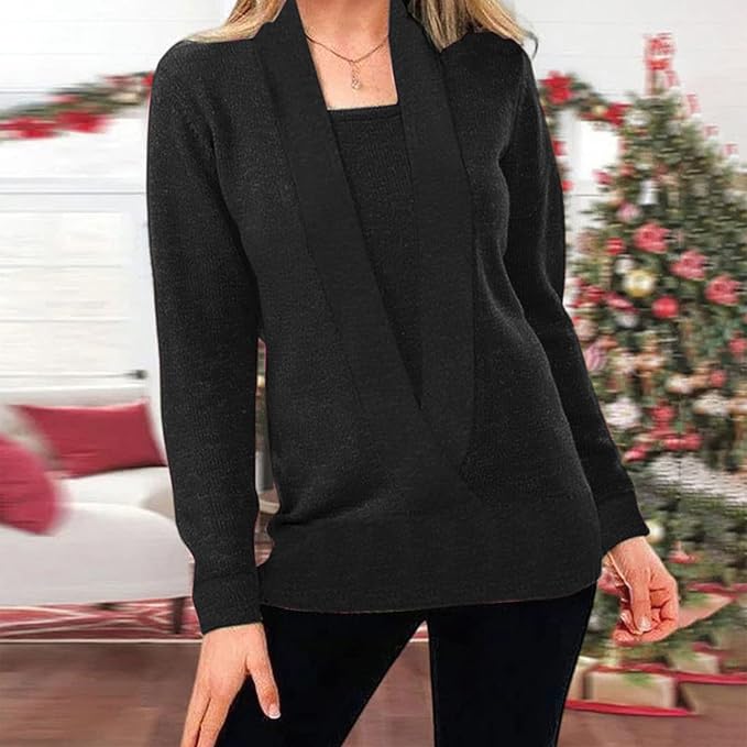 Ashai – Two-piece Style Knitted Sweater