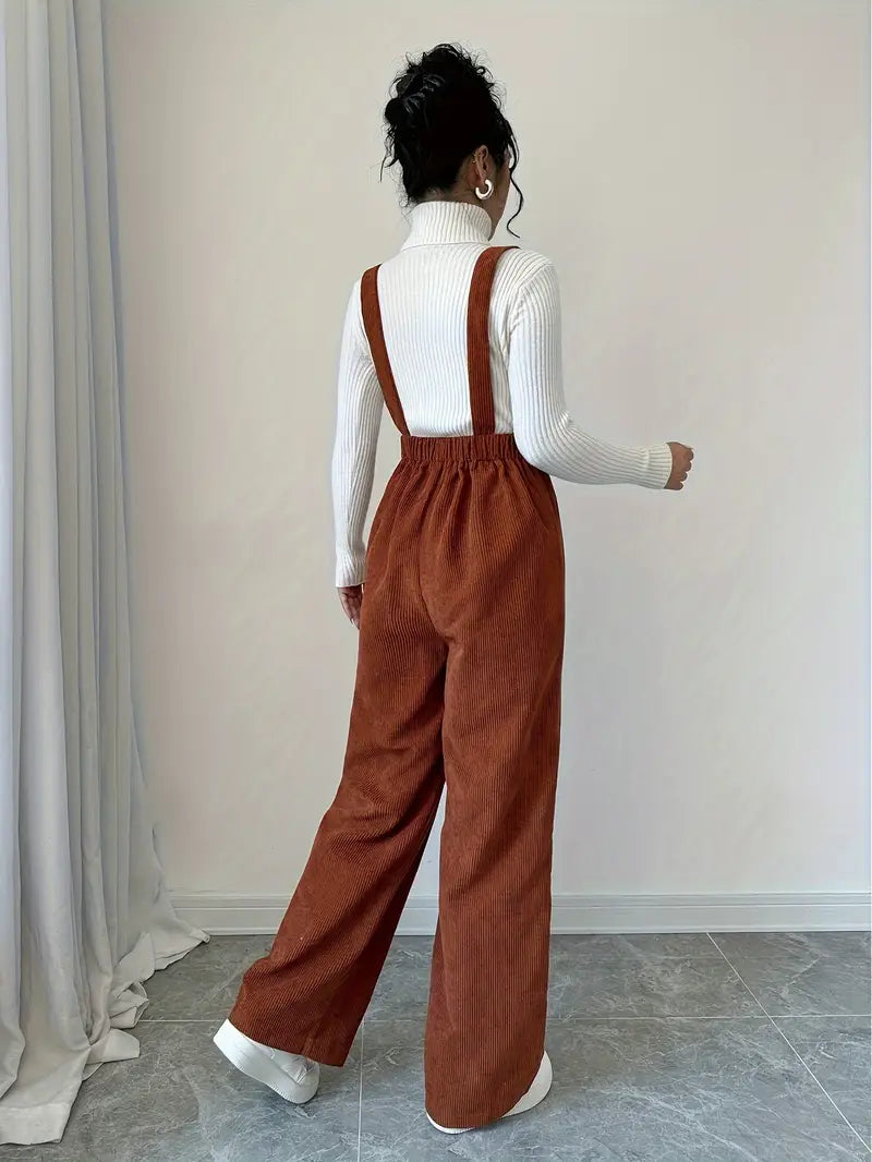 Erna - Stylish Corduroy Jumpsuit