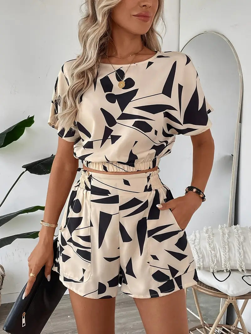 Zebby – Stylish Printed Two-piece Set
