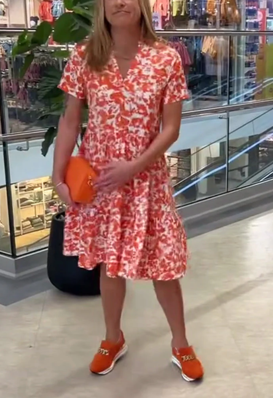 Elenita – Short Sleeve Floral Dress