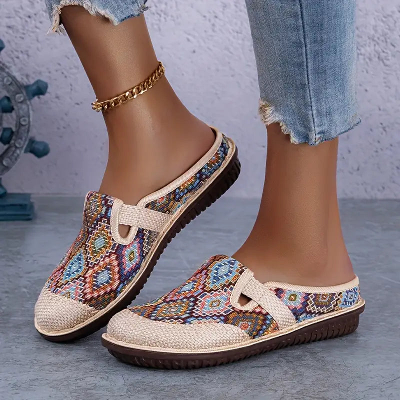 Eryndelle – Stylish Woven Slip-on Sandals