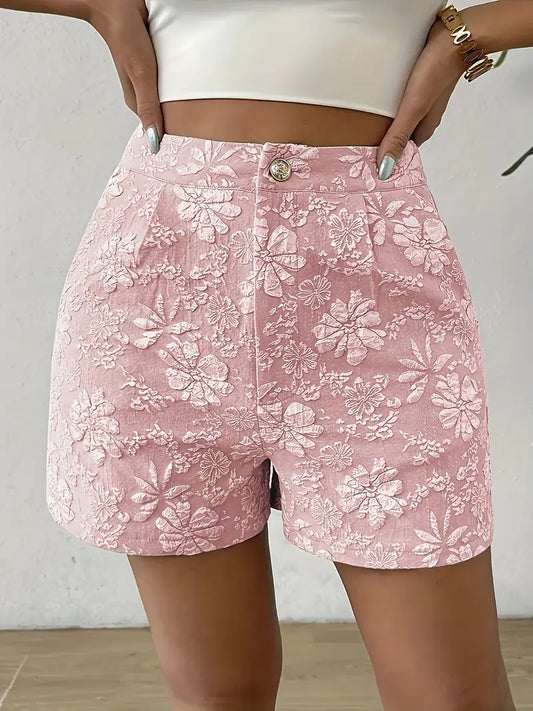 Isolindra – Stylish Flower Embroidered Shorts