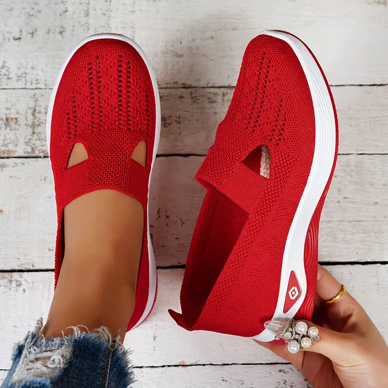 Noire – Breathable Knitted Slip-on Shoes