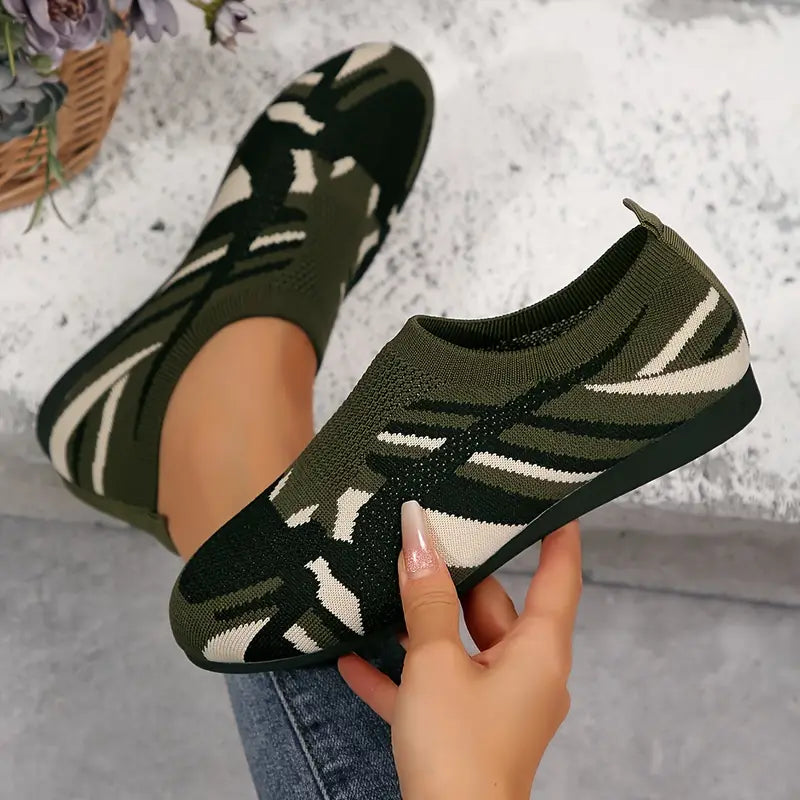Nytheris – Stylish Breathable Slip-on Knit Shoes