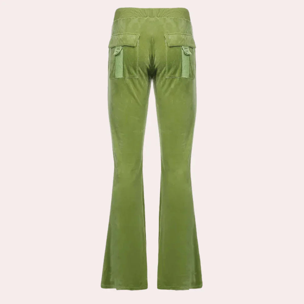 Isladora – Ultra-soft Low-waist Flared Trousers