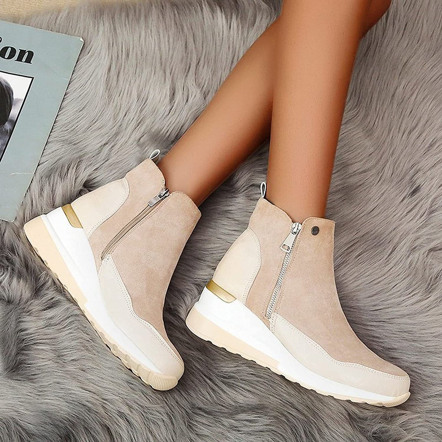 Mikaela - Comfortable waterproof women's ankle boots