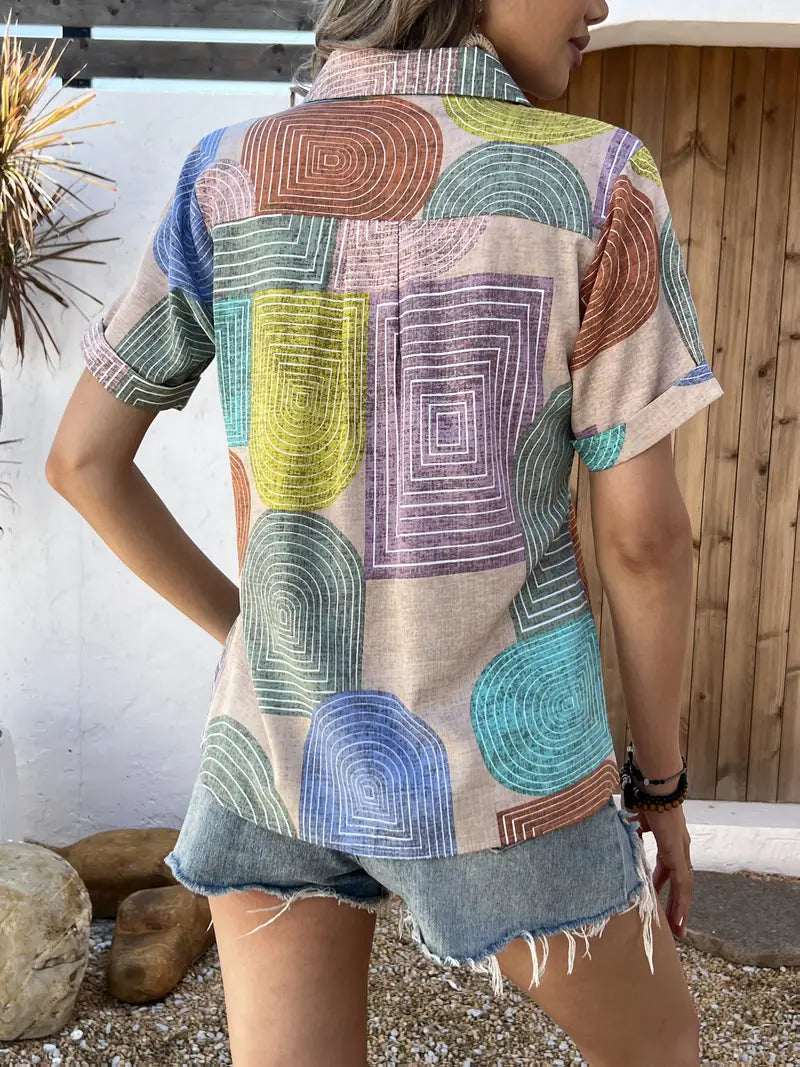Belladonna – Stylish Multicolored Blouse